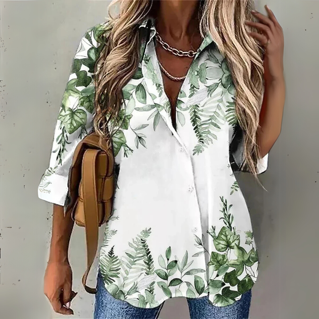 Seraphina™ – Effortless Floral Elegance Blouse