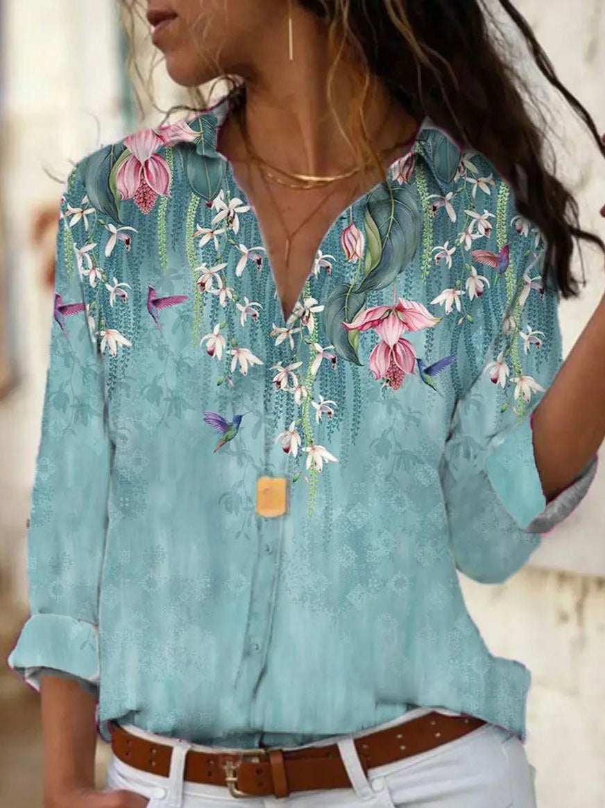 Elara™ – Mühelose Eleganz Bluse